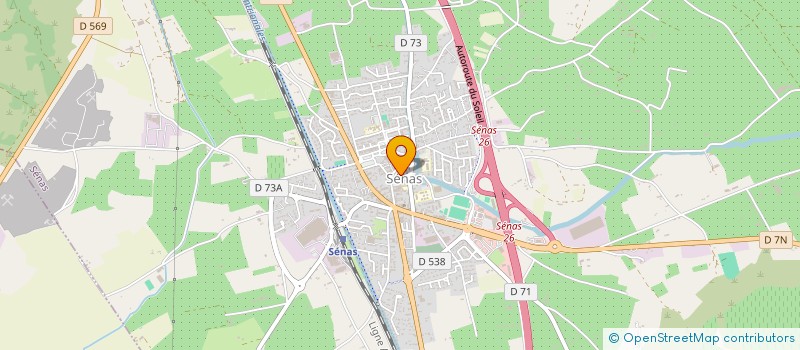localisation de l'entreprise MARGIE à SENAS