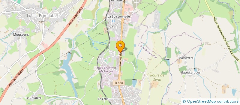 localisation de l'entreprise MARGIE BRADSHAW  LUC-LA-PRIMAUBE