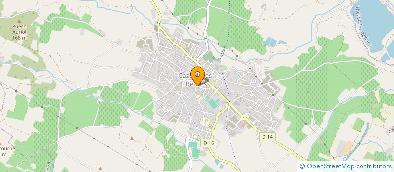 localisation de l'entreprise MARGIJAC  CAZOULS-LES-BEZIERS