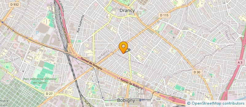 localisation de l'entreprise MARGIL à DRANCY