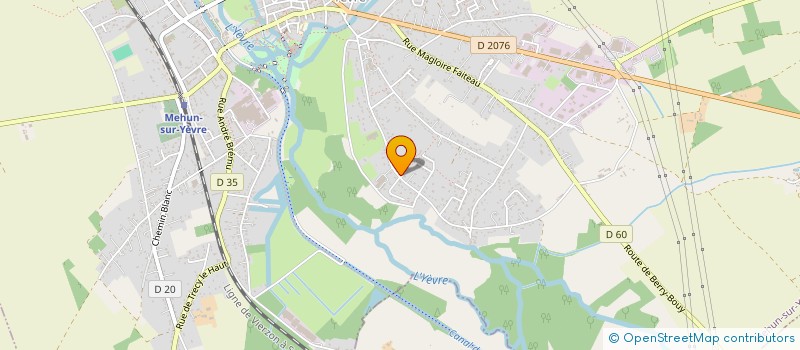 localisation de l'entreprise MARGIL  MEHUN-SUR-YEVRE