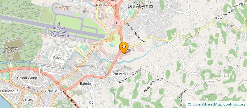 localisation de l'entreprise MARGIL MACONNERIE  LES ABYMES