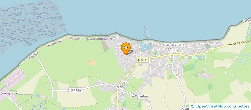 localisation de l'entreprise MARGILLE  GRANDCAMP-MAISY