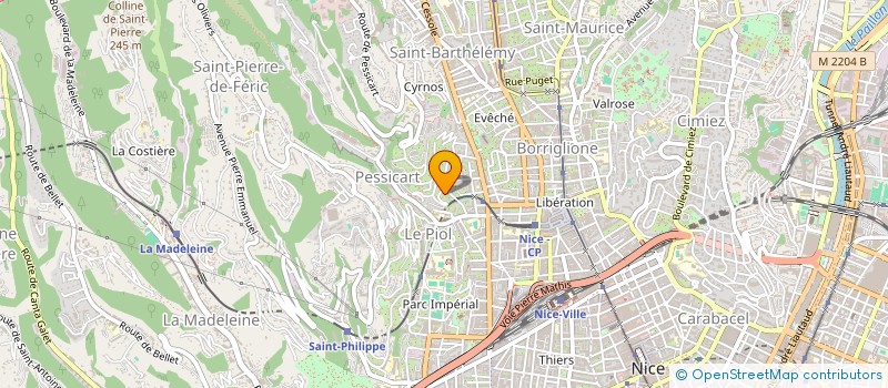 localisation de l'entreprise MARGILLIERE à NICE