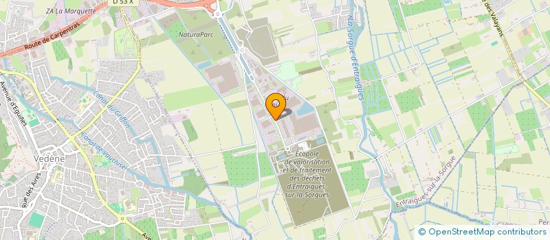 localisation de l'entreprise MARGIMMO  ENTRAIGUES-SUR-LA-SORGUE