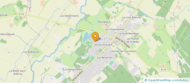 localisation de l'entreprise MARGINAL RECORDS à LAILLY-EN-VAL