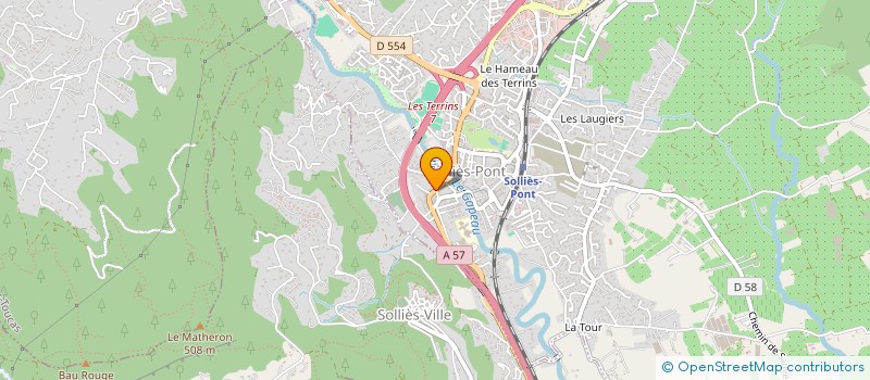 localisation de l'entreprise MARGIU  SOLLIES-PONT