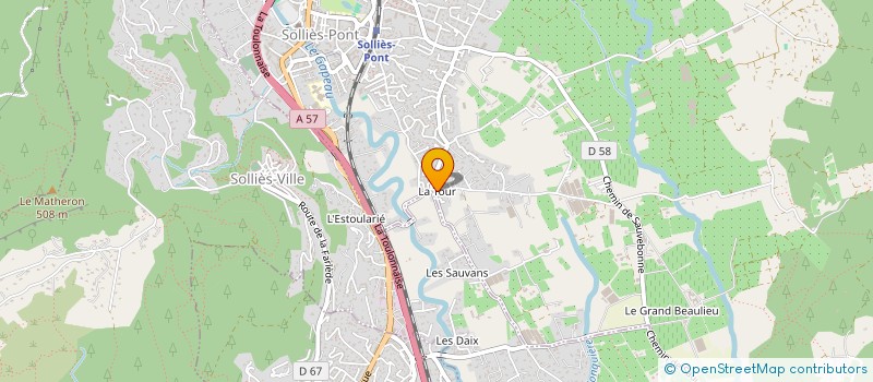 localisation de l'entreprise MARGIU  SOLLIES-PONT