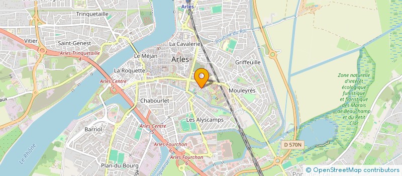 localisation de l'entreprise MARGMATH à ARLES