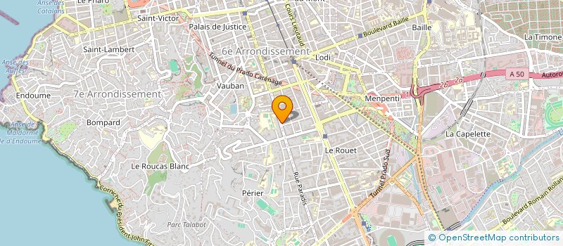 localisation de l'entreprise MARGNAT PARADIS à MARSEILLE
