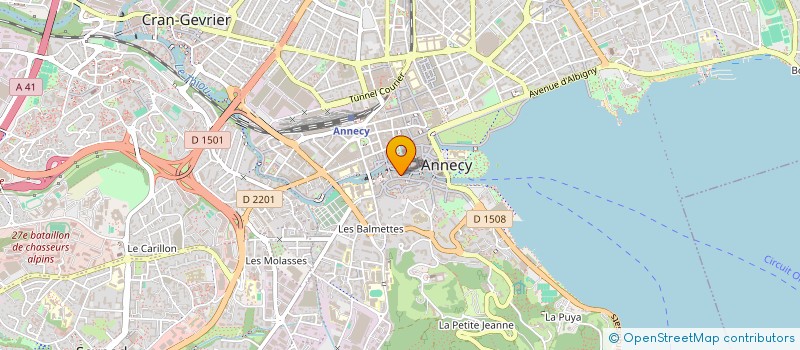 localisation de l'entreprise MARGO à ANNECY