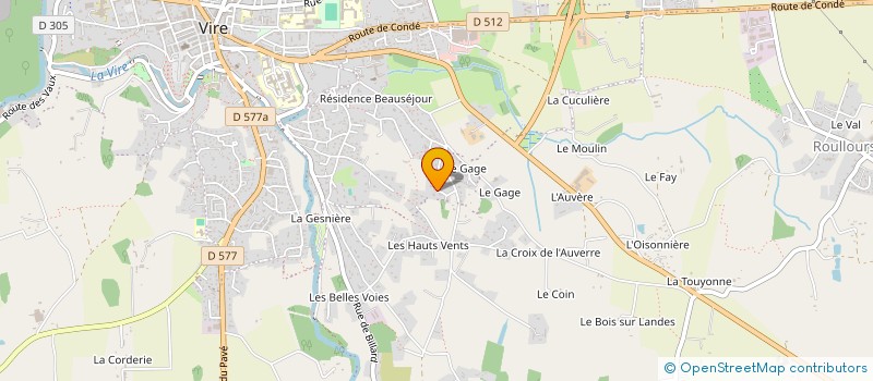 localisation de l'entreprise MARGO  VIRE NORMANDIE