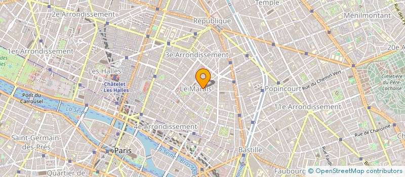 localisation de l'entreprise MARGO CINEMA  PARIS