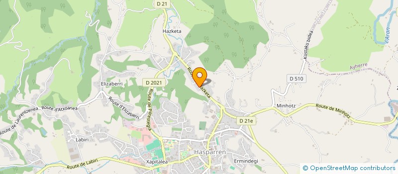 localisation de l'entreprise MARGOLA S.A.S.  HASPARREN