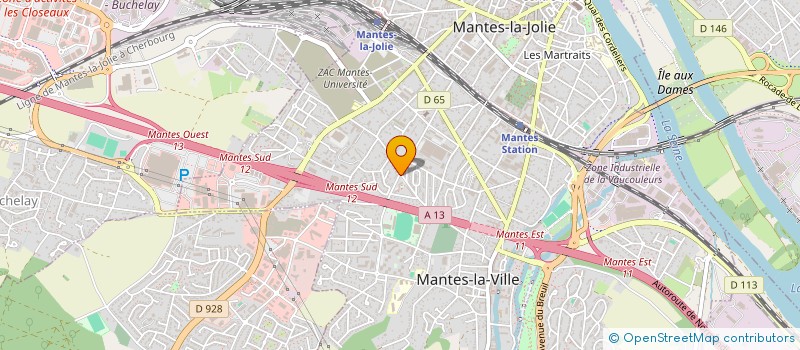 localisation de l'entreprise MARGOLLAT  MANTES-LA-VILLE