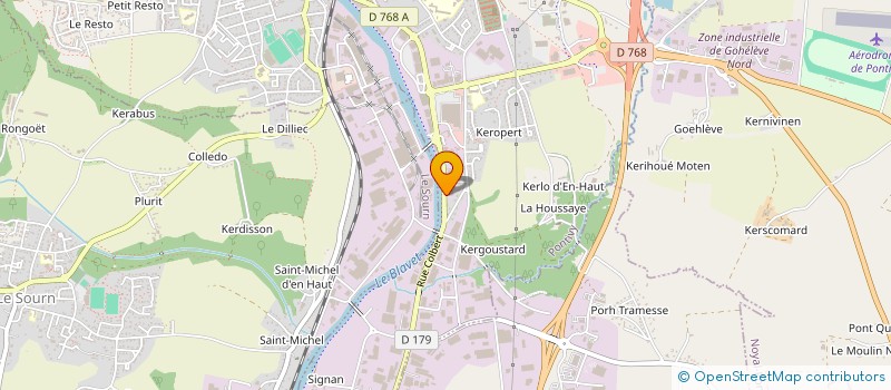 localisation de l'entreprise MARGOSE  PONTIVY