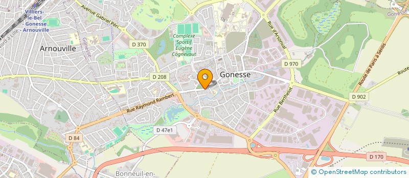 localisation de l'entreprise MARGOSYS SOLUTIONS  GONESSE