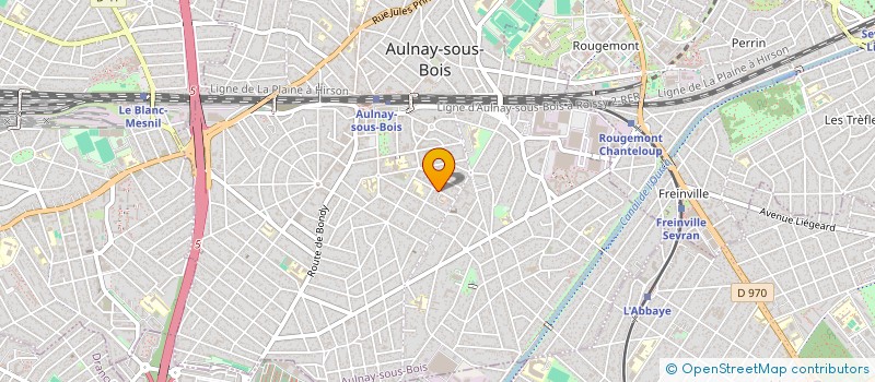 localisation de l'entreprise MARGOT 1 à AULNAY-SOUS-BOIS