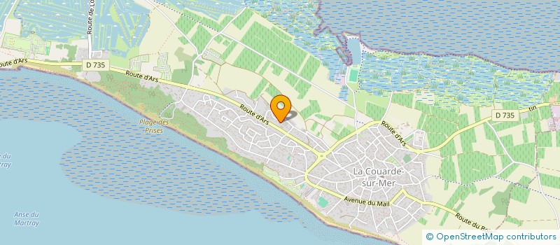 localisation de l'entreprise MARGOT 2  LA COUARDE-SUR-MER