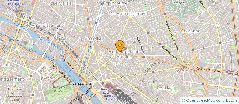 localisation de l'entreprise MARGOT  PARIS 11