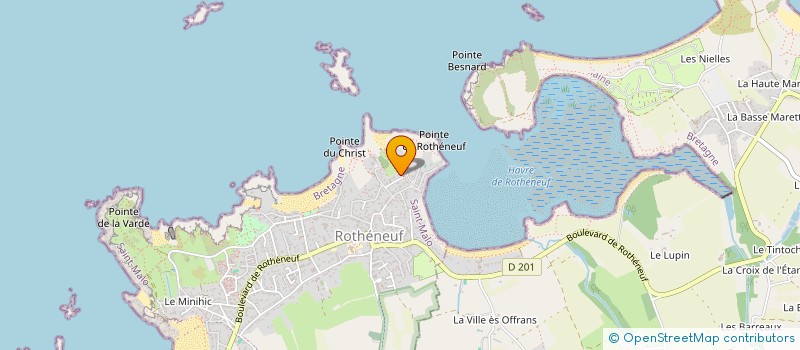 localisation de l'entreprise MARGOT  SAINT-MALO