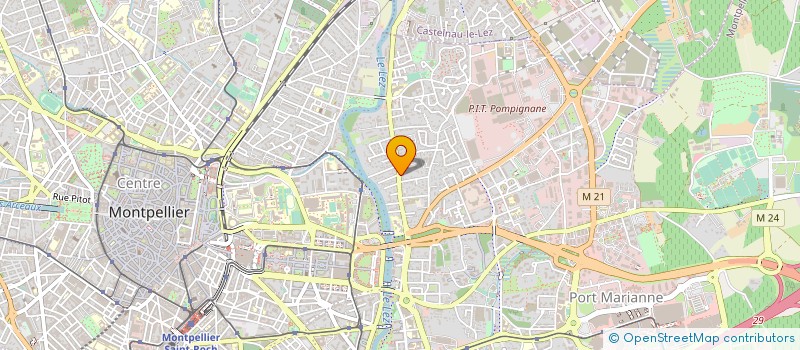 localisation de l'entreprise MARGOT à MONTPELLIER