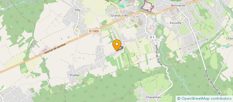 localisation de l'entreprise MARGOT à SCIEZ