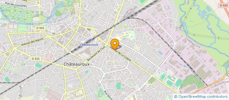localisation de l'entreprise MARGOT à CHATEAUROUX
