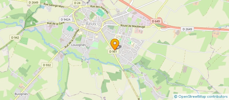 localisation de l'entreprise MARGOT  BAVAY