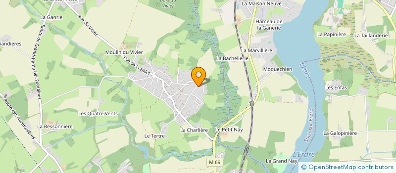 localisation de l'entreprise MARGOT  SUCE-SUR-ERDRE