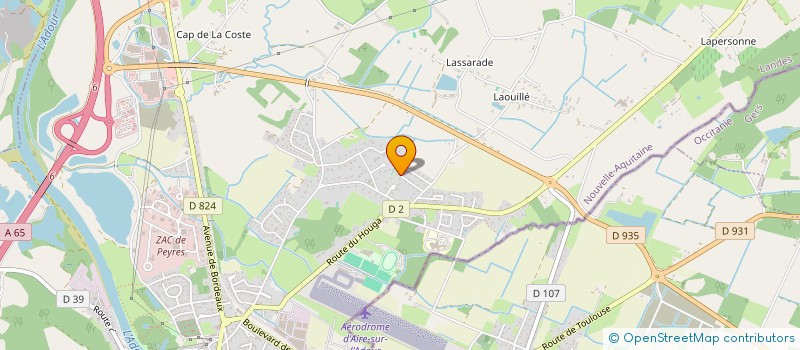 localisation de l'entreprise MARGOT  AIRE-SUR-L'ADOUR