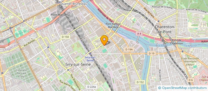 localisation de l'entreprise MARGOT BAT à IVRY-SUR-SEINE