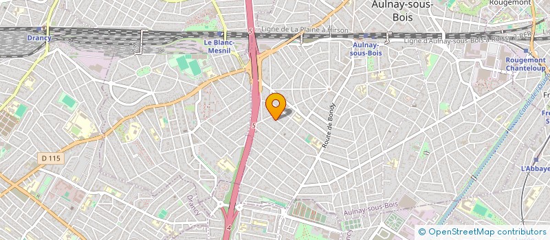 localisation de l'entreprise MARGOT BATIMENT à AULNAY-SOUS-BOIS