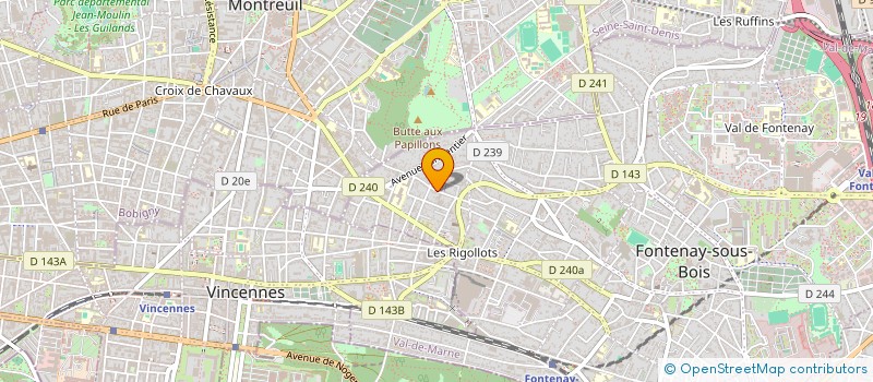 localisation de l'entreprise MARGOT ET RAPHAEL à FONTENAY-SOUS-BOIS