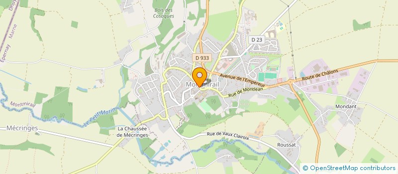 localisation de l'entreprise MARGOT HENRY à MONTMIRAIL