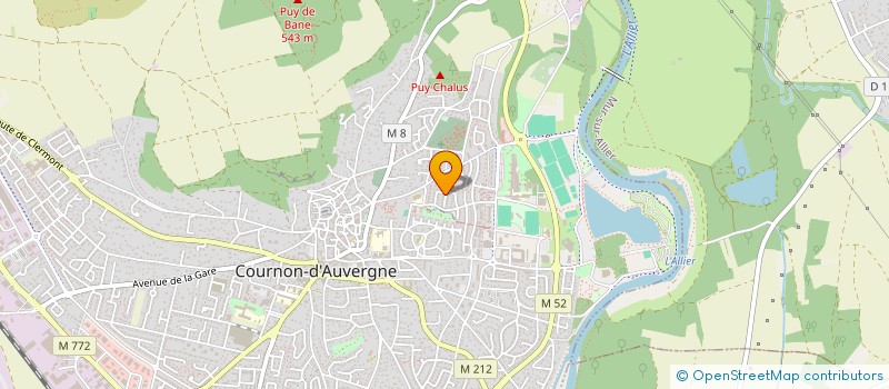 localisation de l'entreprise MARGOT LA FOLLE à COURNON-D'AUVERGNE
