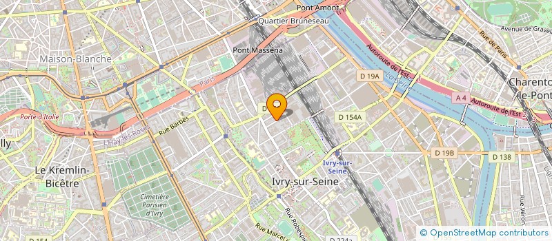 localisation de l'entreprise MARGOT MUSIQUE à IVRY-SUR-SEINE