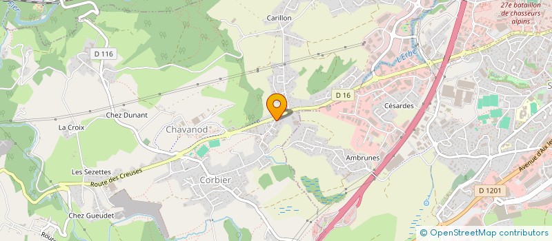 localisation de l'entreprise MARGOT PHILIPPOT  CHAVANOD