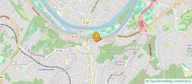 localisation de l'entreprise MARGOT & SERGE  BOUGIVAL