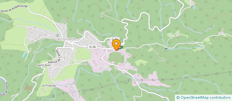 localisation de l'entreprise MARGOTHIER DIFFUSION à LACROUZETTE