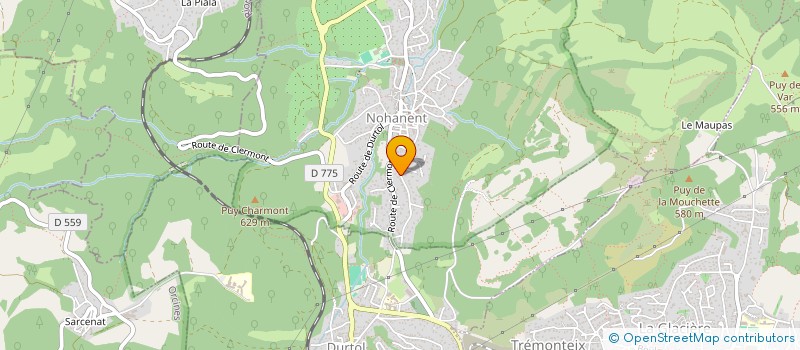 localisation de l'entreprise MARGOTINE  NOHANENT