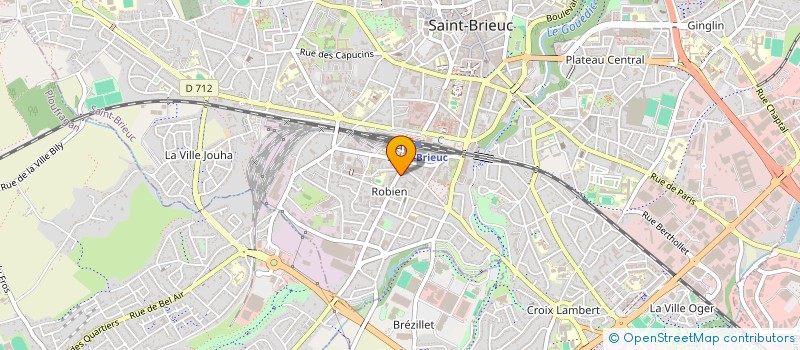 localisation de l'entreprise MARGOTINE  SAINT-BRIEUC