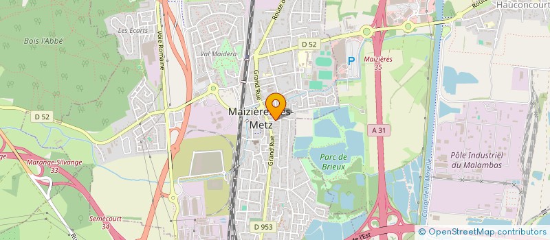 localisation de l'entreprise MARGOULLIAT  MAIZIERES-LES-METZ