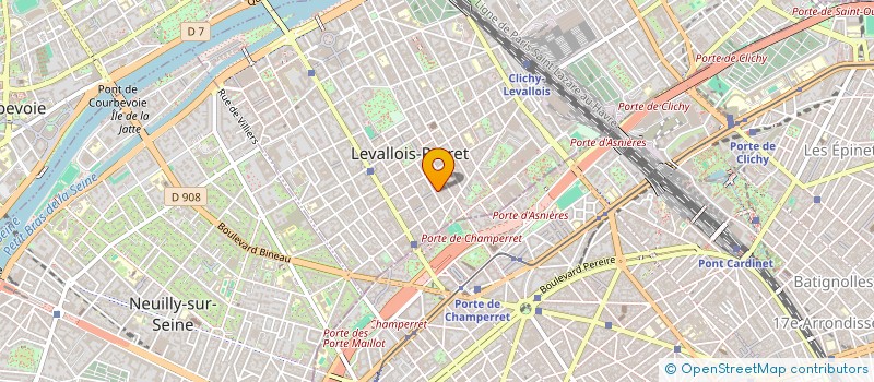 localisation de l'entreprise MARGOZ à LEVALLOIS-PERRET