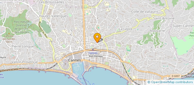 localisation de l'entreprise MARGUARITA à CANNES