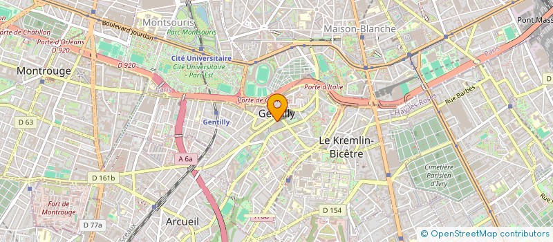 localisation de l'entreprise MARGUE à GENTILLY