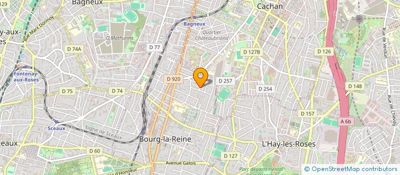 localisation de l'entreprise MARGUER à BOURG-LA-REINE