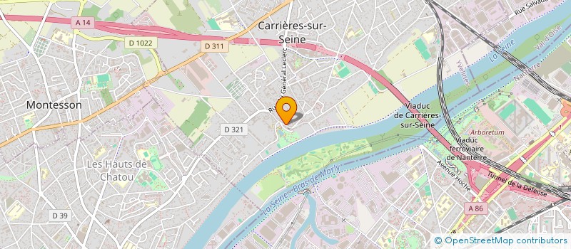 localisation de l'entreprise MARGUERETTAZ - FERHANE INDIVISION à CARRIERES-SUR-SEINE