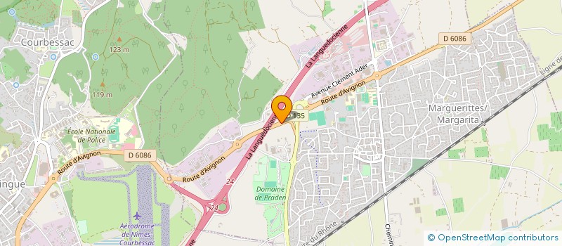 localisation de l'entreprise MARGUERIT'M DANCE CENTER (MDC)  MARGUERITTES