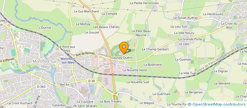 localisation de l'entreprise MARGUERITE  MONTFORT-SUR-MEU